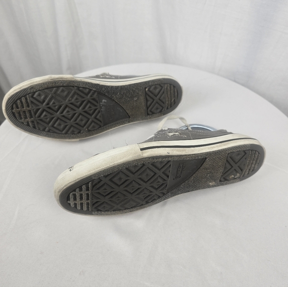 Converse One Star White And Gray Low Top Sneaker Sz 6 - Picture 6 of 7